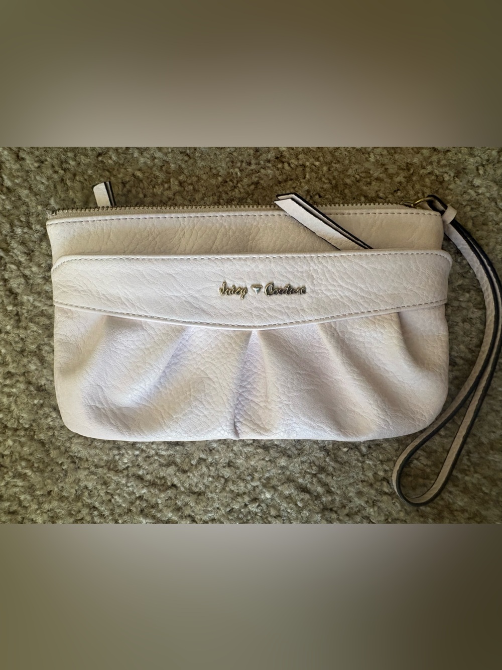 Juicy couture wristlet /Clutch pale pink